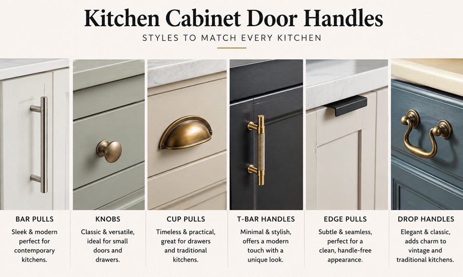 Kitchen Cabinet Door Handles: How to Choose the Right Style