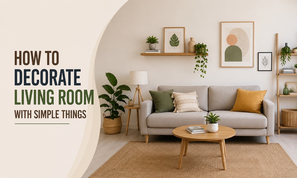 How to Decorate a Living Room With Simple Things